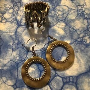 Paparazzi Bronze Jewelry Set